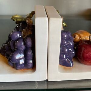 Home Interiors Sonoma Villa Bookend Ceramic China Bookend Pair